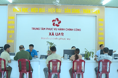 Trung tâm Phục vụ Hành chính công xã Uar Nơi niềm tin được gửi gắm.
